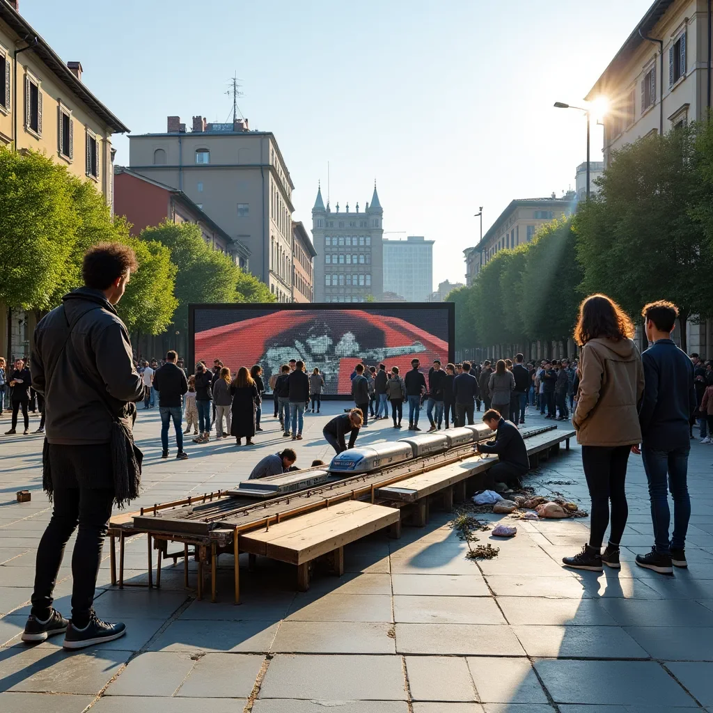 Modern office environment